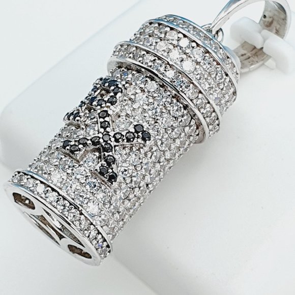 "925 Sterling Silver Cubic Zircon Pendant, UU1P7A7111 - Picture 6 of 11